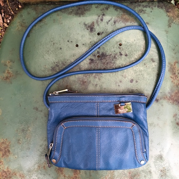tignanello blue crossbody